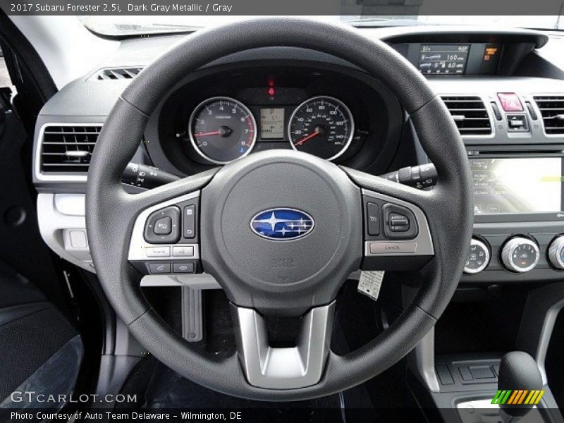 Dark Gray Metallic / Gray 2017 Subaru Forester 2.5i