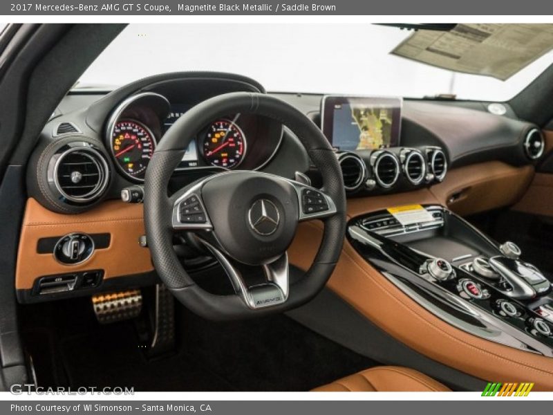 Dashboard of 2017 AMG GT S Coupe
