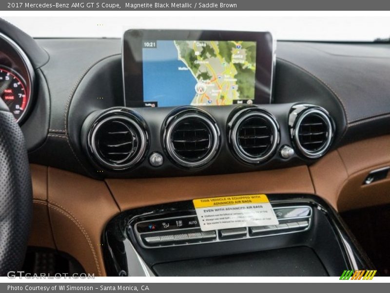 Controls of 2017 AMG GT S Coupe