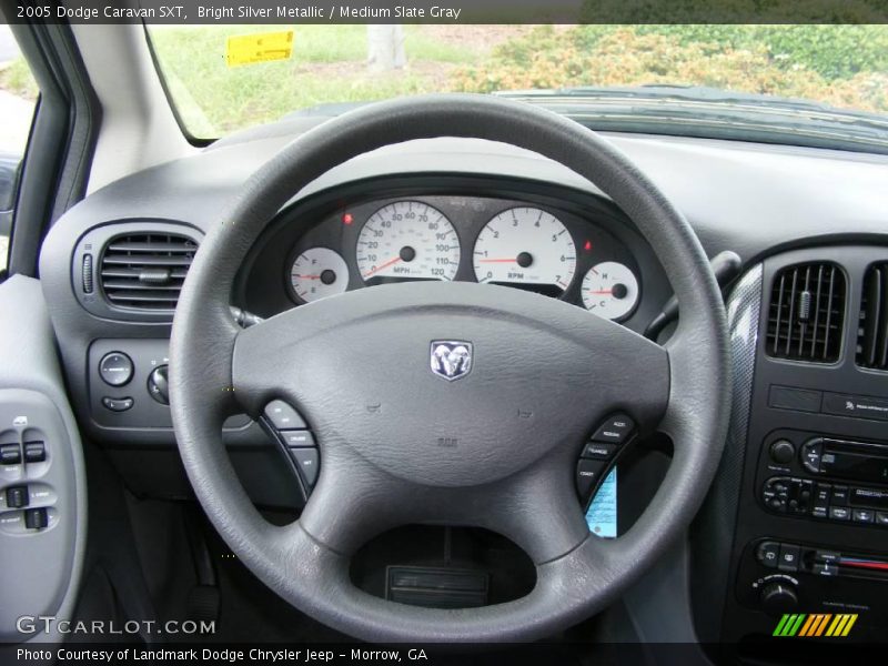 Bright Silver Metallic / Medium Slate Gray 2005 Dodge Caravan SXT
