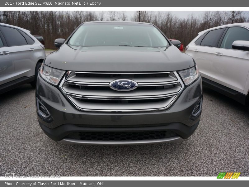 Magnetic Metallic / Ebony 2017 Ford Edge SEL AWD