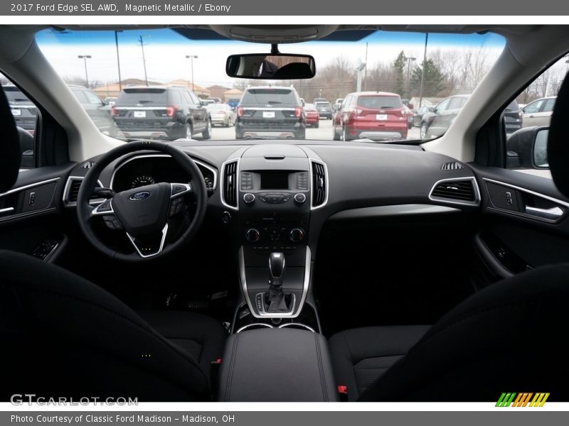 Magnetic Metallic / Ebony 2017 Ford Edge SEL AWD