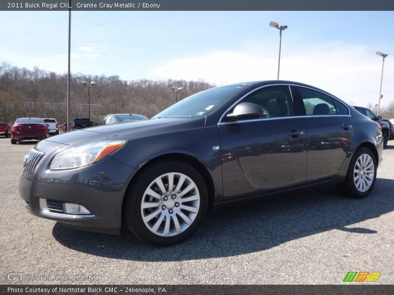 Granite Gray Metallic / Ebony 2011 Buick Regal CXL