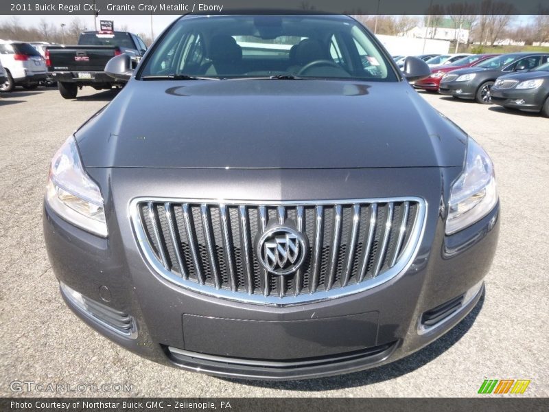 Granite Gray Metallic / Ebony 2011 Buick Regal CXL