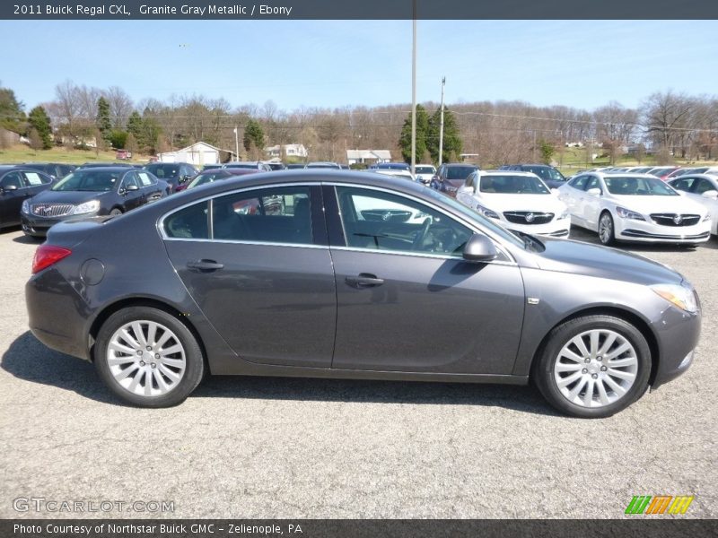 Granite Gray Metallic / Ebony 2011 Buick Regal CXL