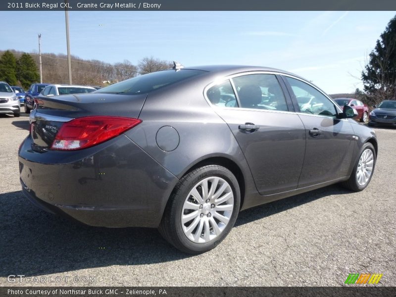 Granite Gray Metallic / Ebony 2011 Buick Regal CXL