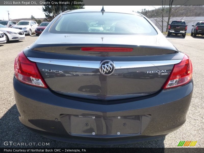 Granite Gray Metallic / Ebony 2011 Buick Regal CXL
