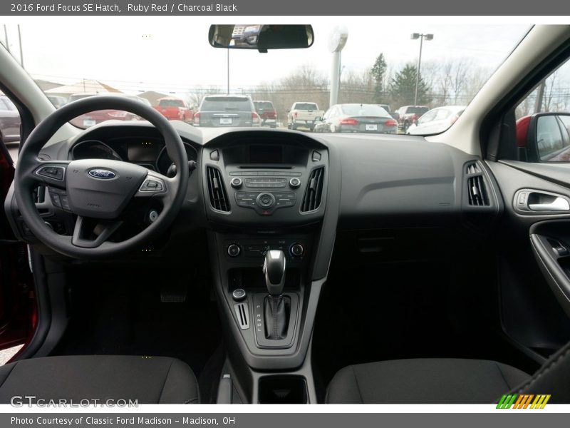 Ruby Red / Charcoal Black 2016 Ford Focus SE Hatch