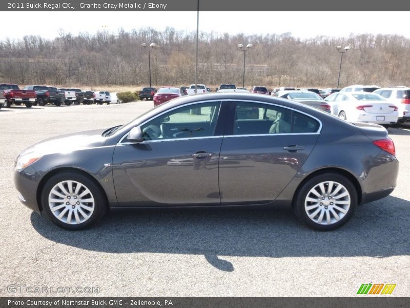 Granite Gray Metallic / Ebony 2011 Buick Regal CXL