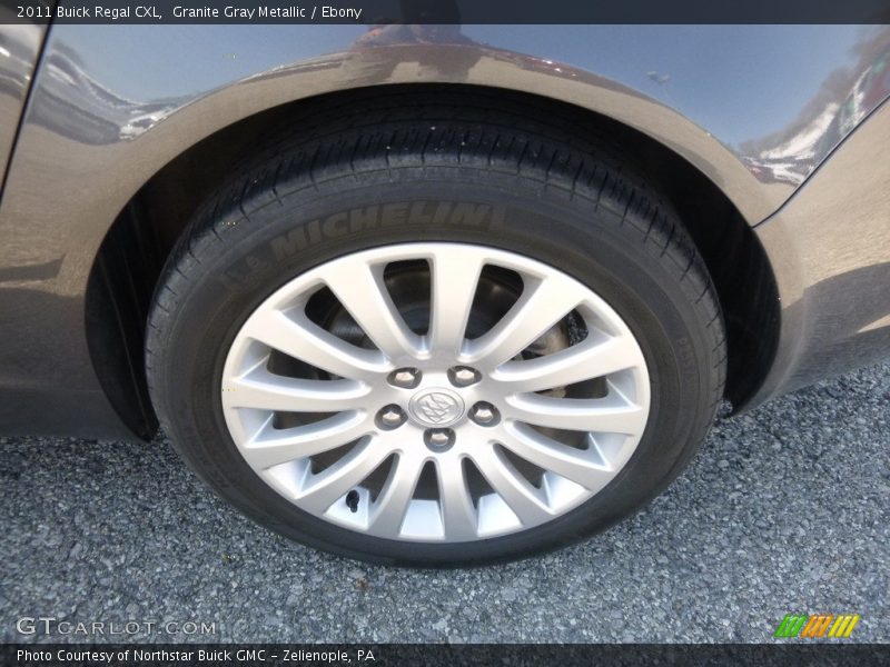 Granite Gray Metallic / Ebony 2011 Buick Regal CXL