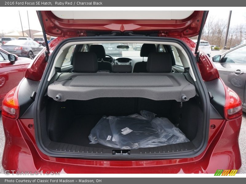 Ruby Red / Charcoal Black 2016 Ford Focus SE Hatch