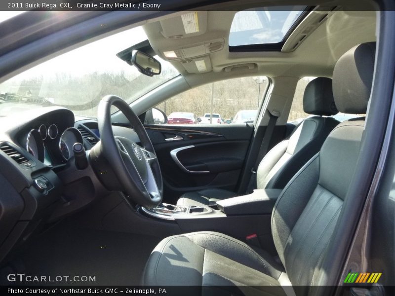 Granite Gray Metallic / Ebony 2011 Buick Regal CXL