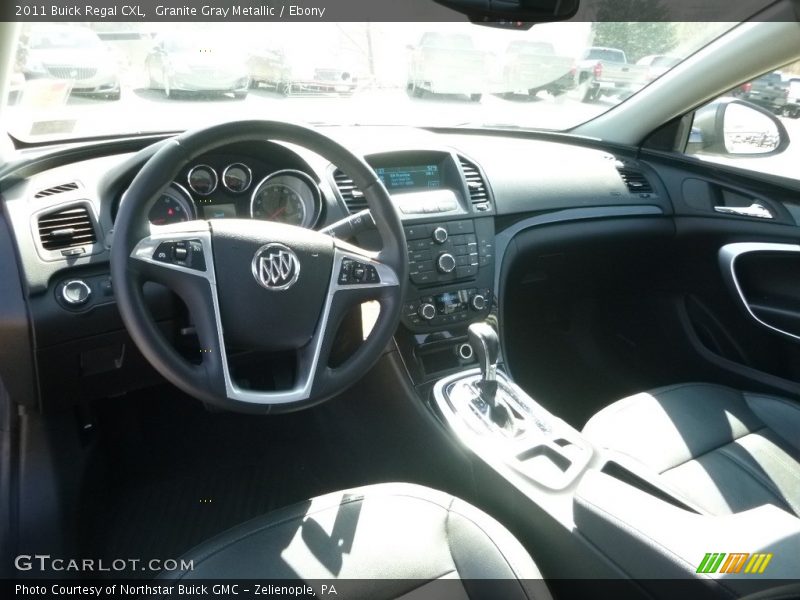 Granite Gray Metallic / Ebony 2011 Buick Regal CXL