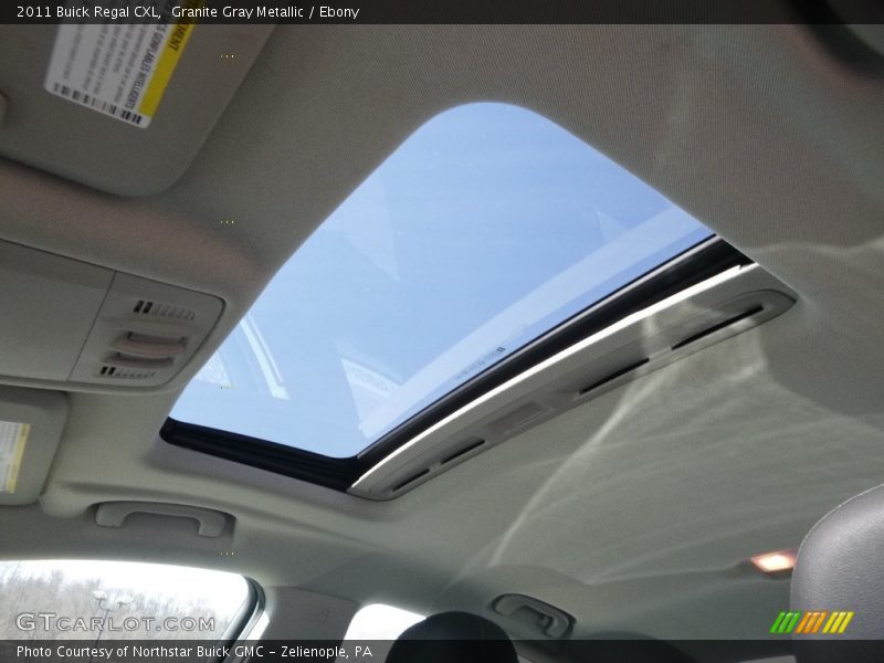 Granite Gray Metallic / Ebony 2011 Buick Regal CXL