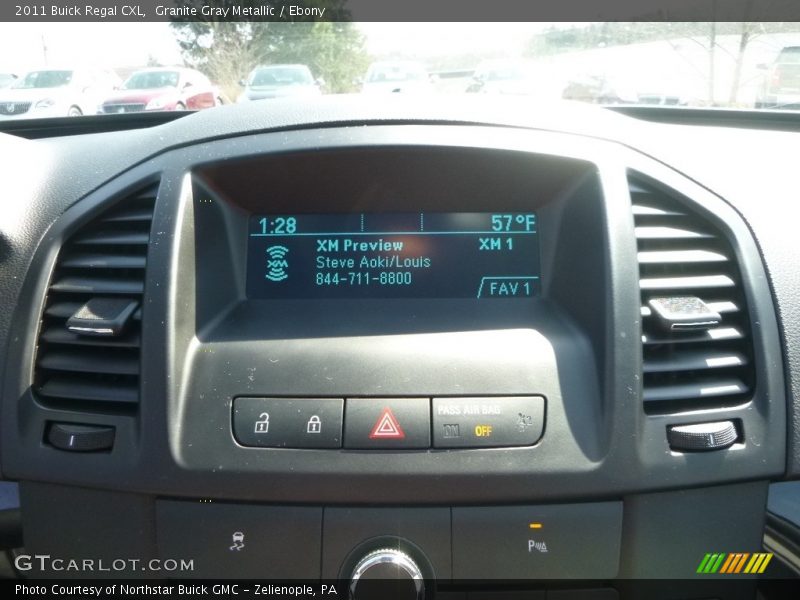 Granite Gray Metallic / Ebony 2011 Buick Regal CXL