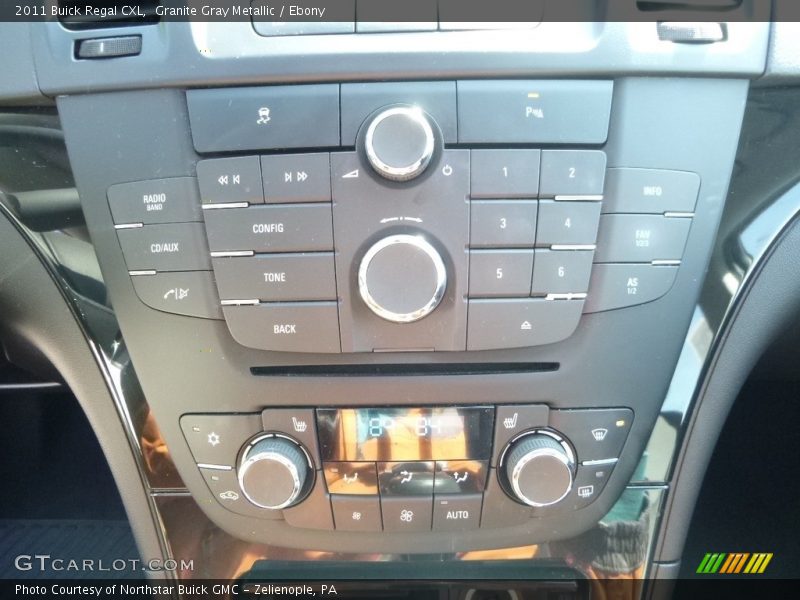 Granite Gray Metallic / Ebony 2011 Buick Regal CXL