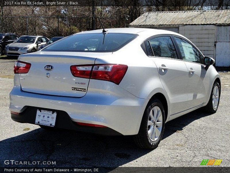 Bright Silver / Black 2017 Kia Rio EX Sedan