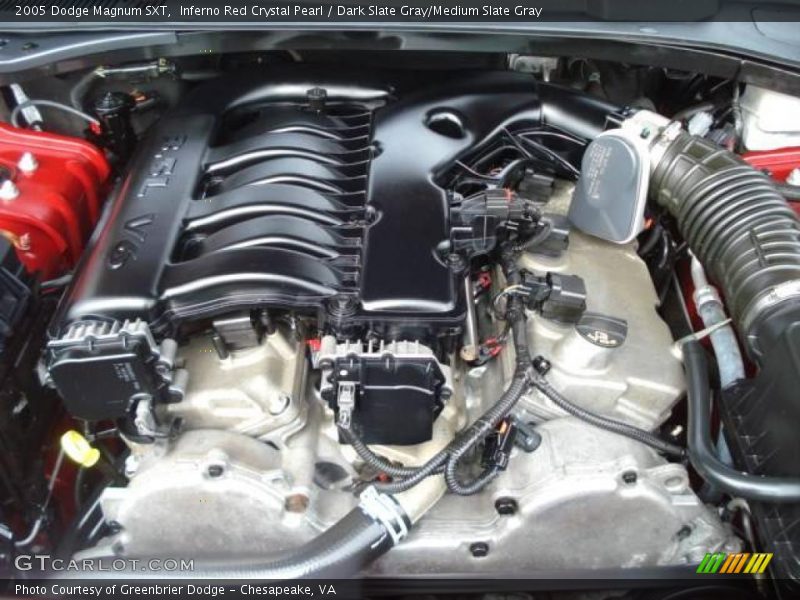Inferno Red Crystal Pearl / Dark Slate Gray/Medium Slate Gray 2005 Dodge Magnum SXT