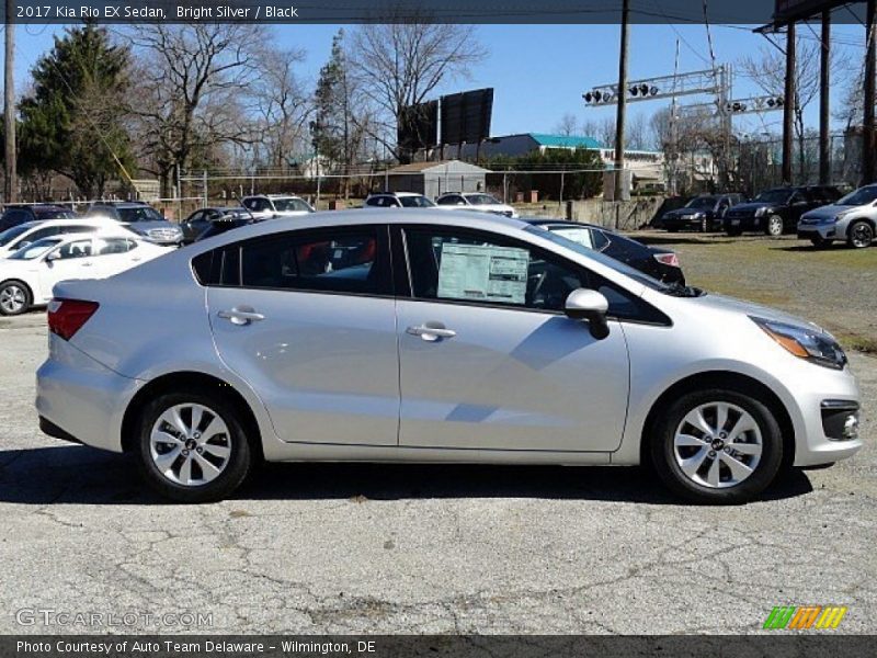 Bright Silver / Black 2017 Kia Rio EX Sedan