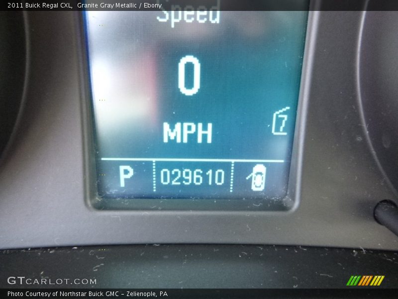 Granite Gray Metallic / Ebony 2011 Buick Regal CXL