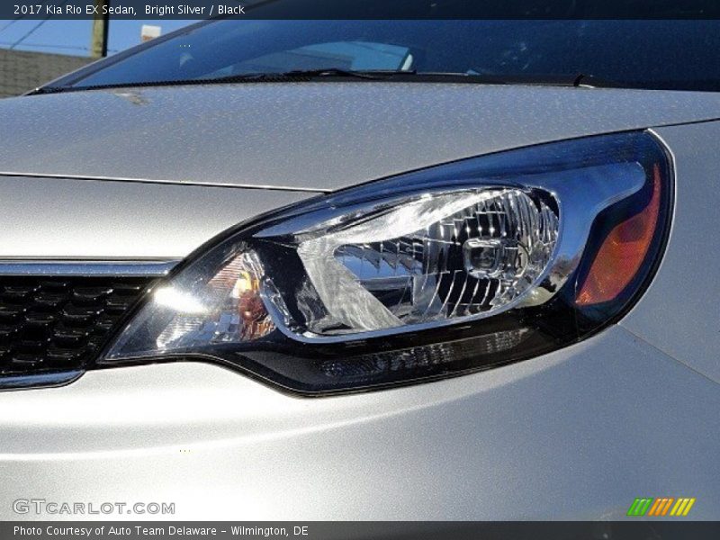 Bright Silver / Black 2017 Kia Rio EX Sedan