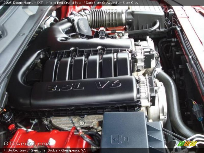 Inferno Red Crystal Pearl / Dark Slate Gray/Medium Slate Gray 2005 Dodge Magnum SXT