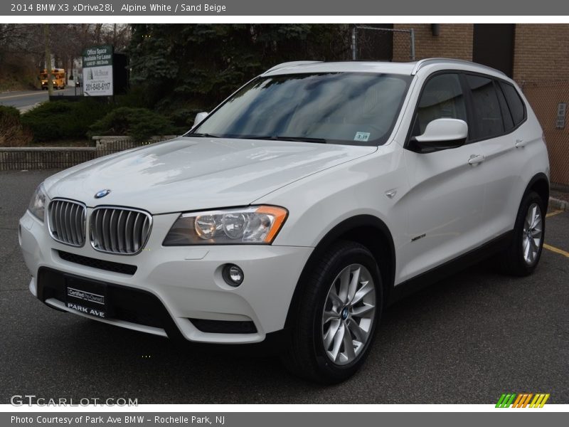 Alpine White / Sand Beige 2014 BMW X3 xDrive28i