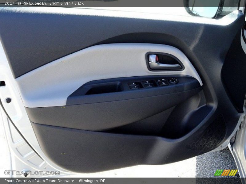 Bright Silver / Black 2017 Kia Rio EX Sedan