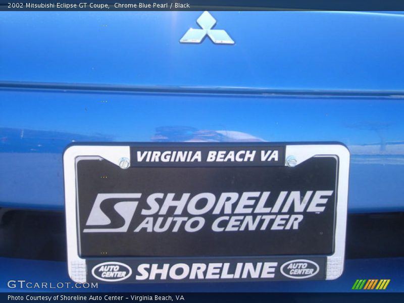 Chrome Blue Pearl / Black 2002 Mitsubishi Eclipse GT Coupe