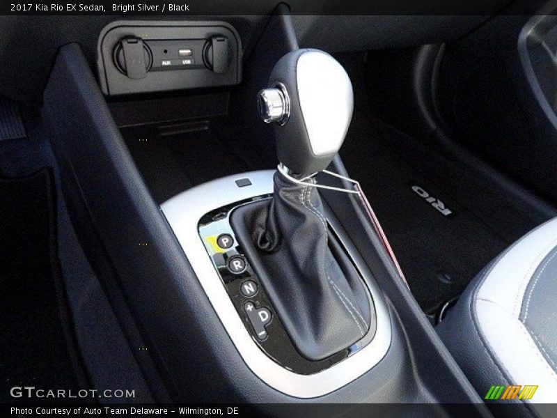 Bright Silver / Black 2017 Kia Rio EX Sedan