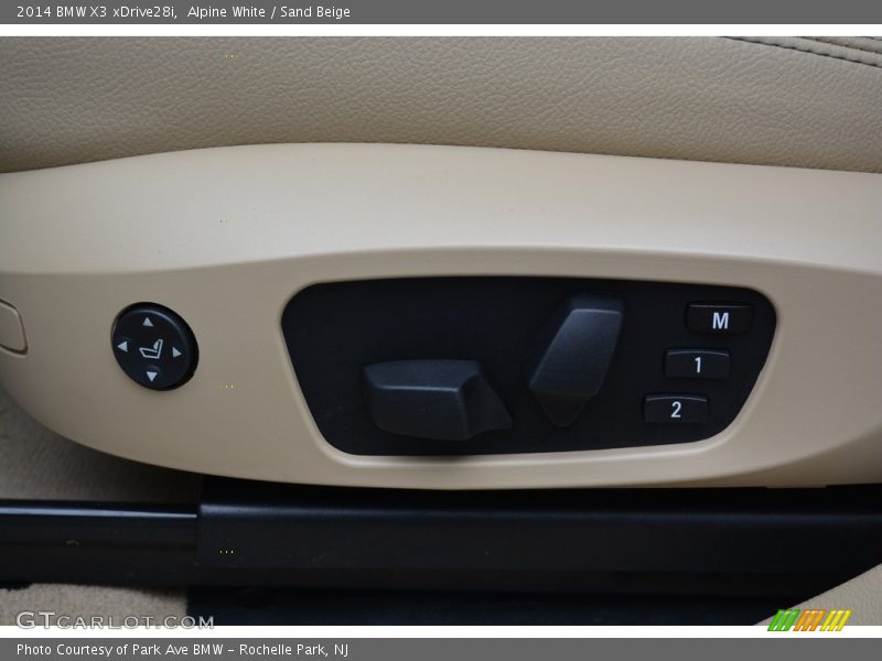 Alpine White / Sand Beige 2014 BMW X3 xDrive28i