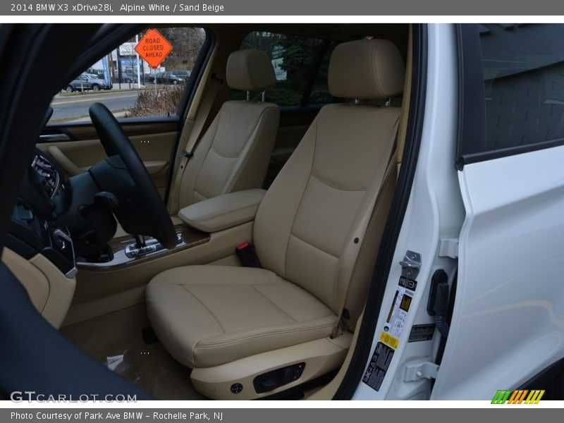Alpine White / Sand Beige 2014 BMW X3 xDrive28i