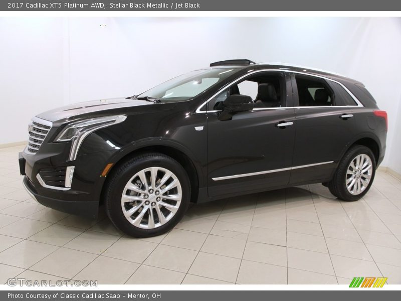 Stellar Black Metallic / Jet Black 2017 Cadillac XT5 Platinum AWD