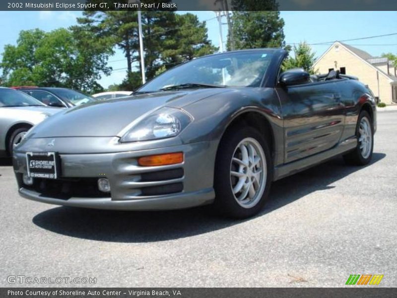 Titanium Pearl / Black 2002 Mitsubishi Eclipse Spyder GT