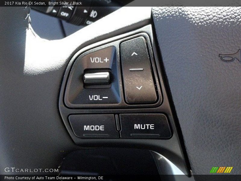 Bright Silver / Black 2017 Kia Rio EX Sedan