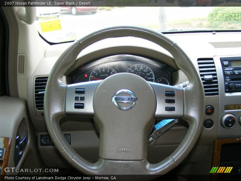 Super Black / Desert 2007 Nissan Pathfinder LE