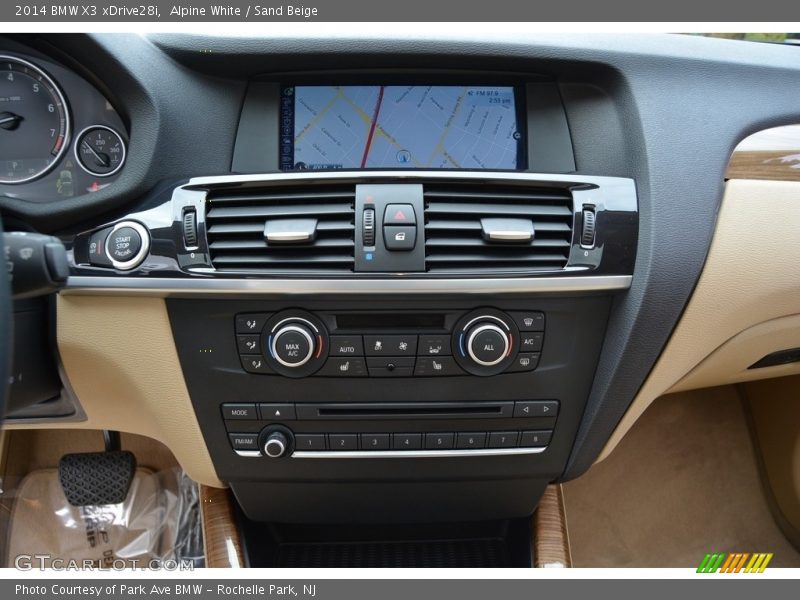Alpine White / Sand Beige 2014 BMW X3 xDrive28i