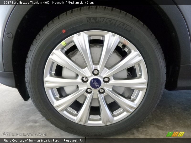 Magnetic / Medium Light Stone 2017 Ford Escape Titanium 4WD