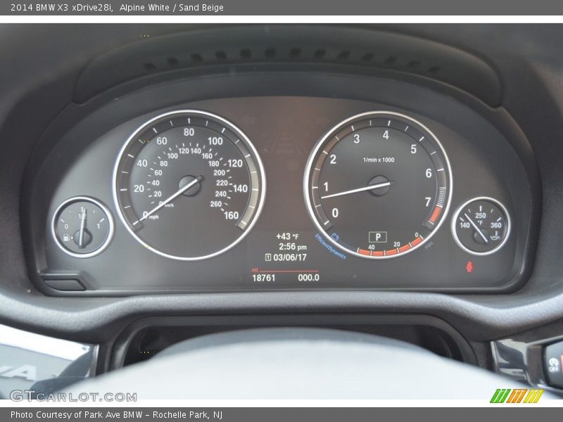 Alpine White / Sand Beige 2014 BMW X3 xDrive28i
