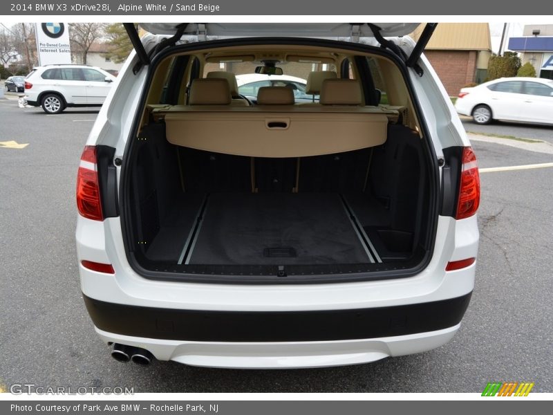 Alpine White / Sand Beige 2014 BMW X3 xDrive28i