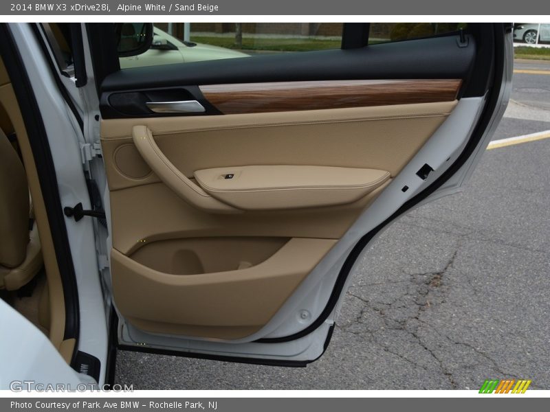 Alpine White / Sand Beige 2014 BMW X3 xDrive28i