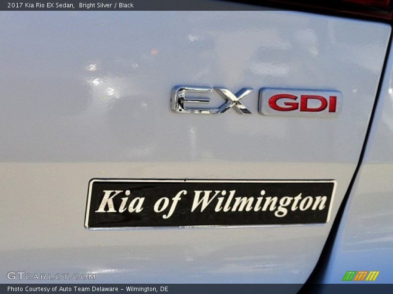 Bright Silver / Black 2017 Kia Rio EX Sedan