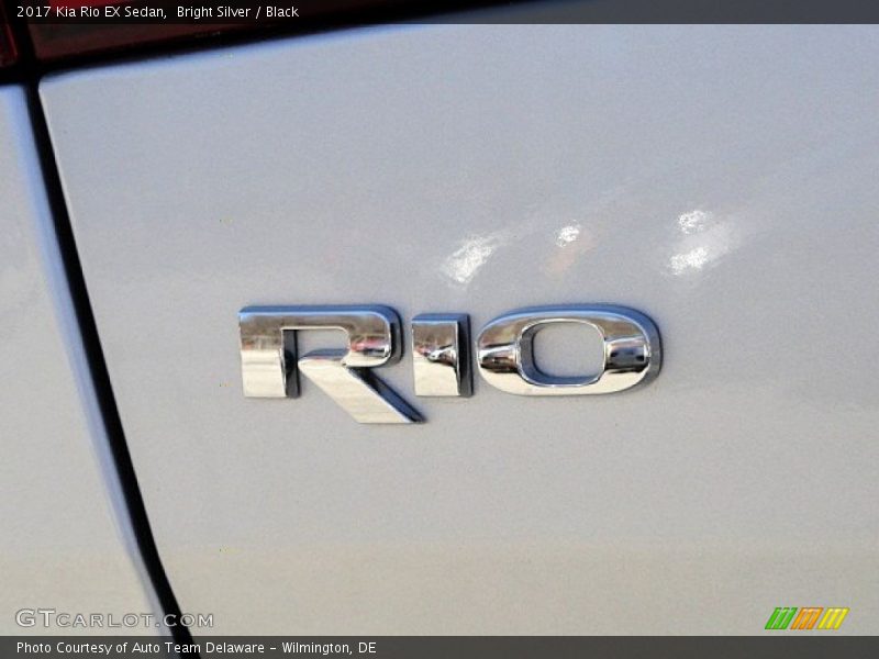 Bright Silver / Black 2017 Kia Rio EX Sedan