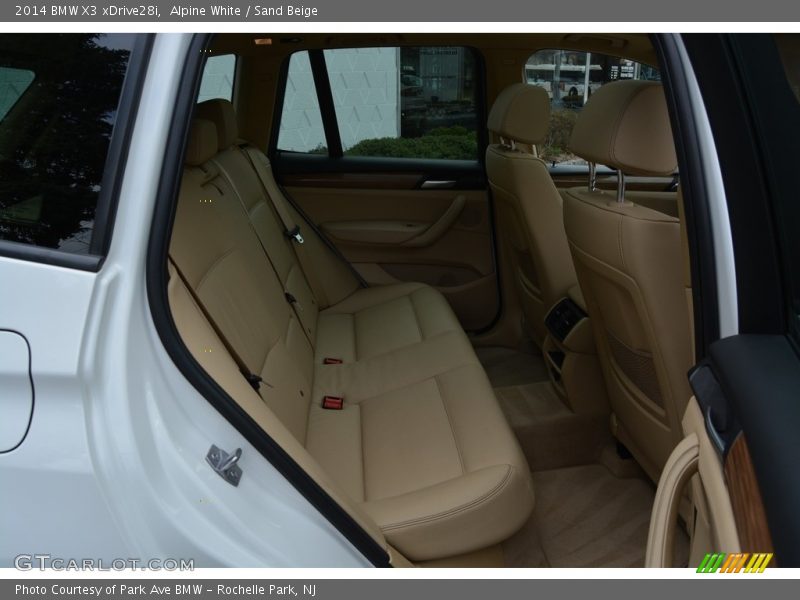 Alpine White / Sand Beige 2014 BMW X3 xDrive28i
