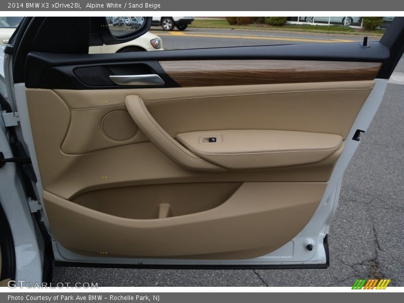 Alpine White / Sand Beige 2014 BMW X3 xDrive28i
