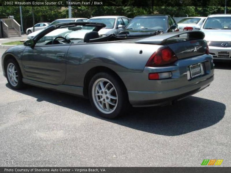 Titanium Pearl / Black 2002 Mitsubishi Eclipse Spyder GT
