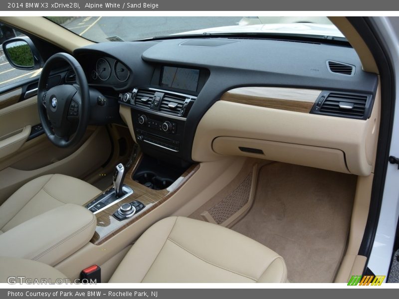 Alpine White / Sand Beige 2014 BMW X3 xDrive28i