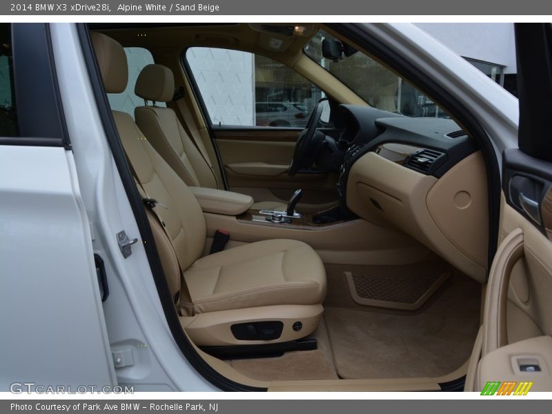 Alpine White / Sand Beige 2014 BMW X3 xDrive28i