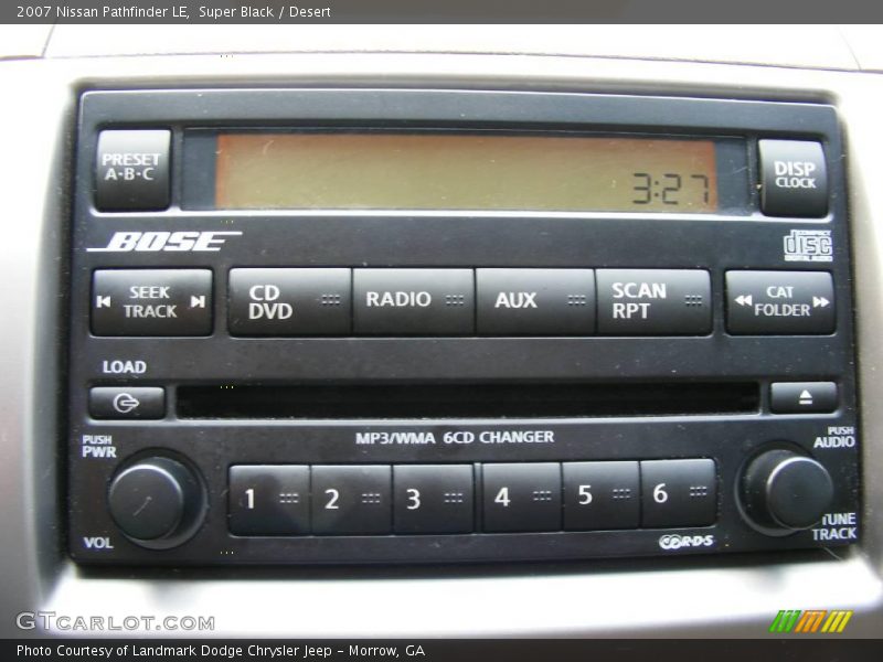 Super Black / Desert 2007 Nissan Pathfinder LE