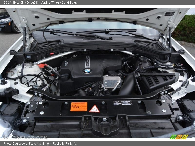 Alpine White / Sand Beige 2014 BMW X3 xDrive28i